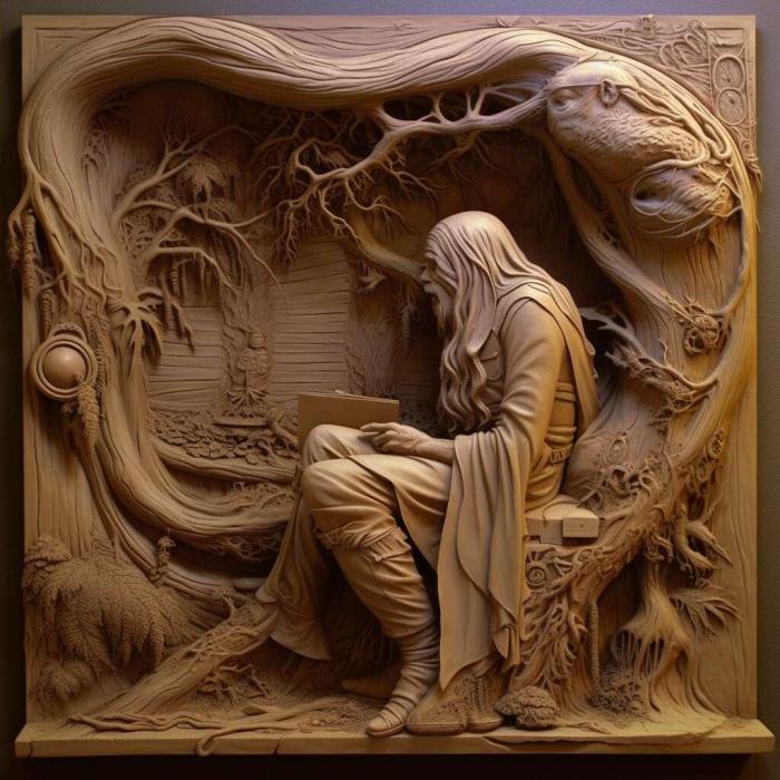 نموذج ثلاثي الأبعاد لآلة CNC 3D Art 